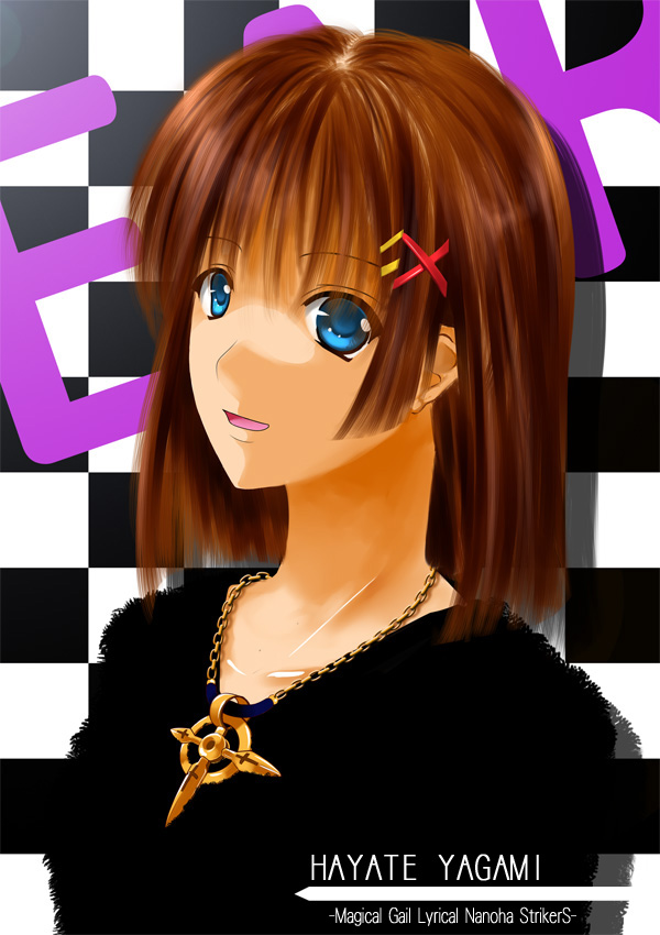 yagami hayate and schwertkreuz (lyrical nanoha and 1 more) drawn by sougetsu_izuki