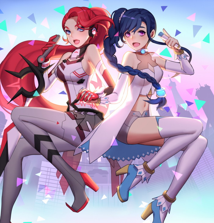 alys and leora (alter/ego) drawn by saphirya