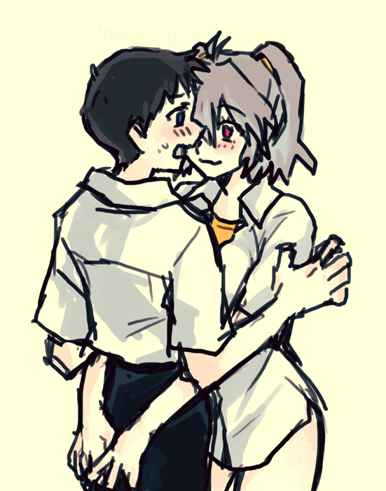 ikari shinji and tabris-xx (neon genesis evangelion and 1 more) drawn by dash10