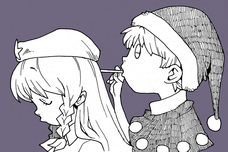 hong meiling and doremy sweet (touhou) drawn by onikobe_rin