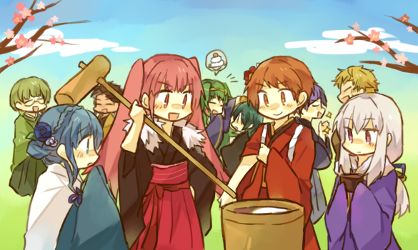 hilda valentine goneril, male byleth, lysithea von ordelia, marianne von edmund, claude von riegan, and 5 more (fire emblem and 1 more) drawn by bonbonjin