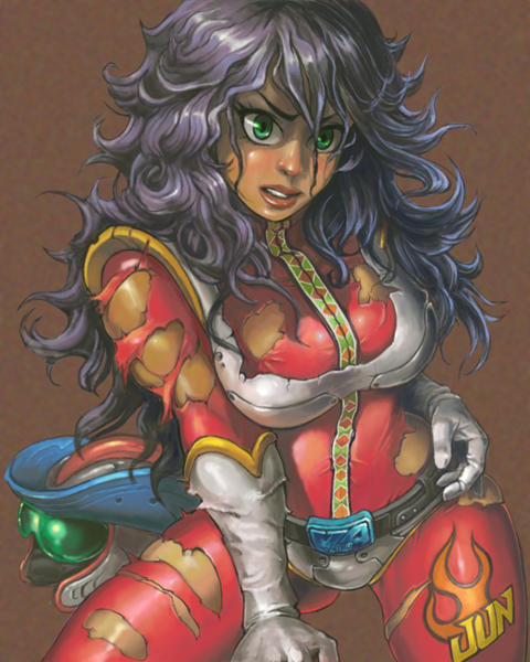 honoo jun (mazinger and 1 more) drawn by pipipi