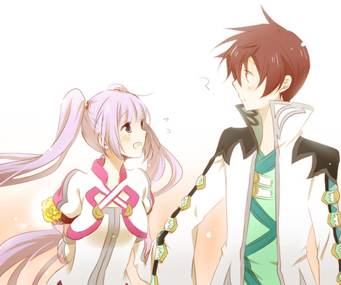 sophie and asbel lhant (tales of and 1 more) drawn by satsu