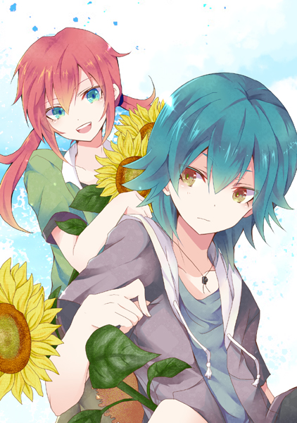 kirino ranmaru and kariya masaki (inazuma eleven and 1 more) drawn by yuzuki000