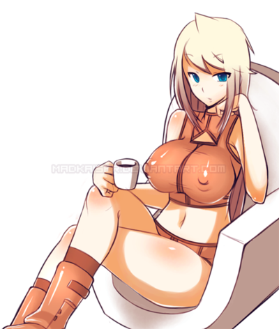 samus aran (metroid and 1 more) drawn by madkaiser