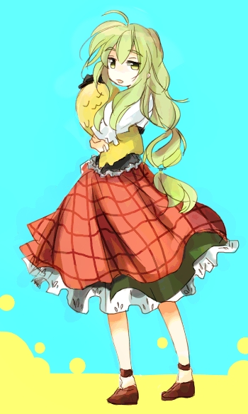 c.c. and cheese-kun (code geass and 1 more) drawn by kuta_(maka)