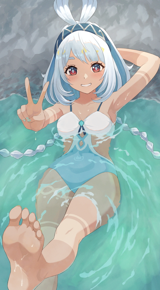 mualani (genshin impact) drawn by botan_m