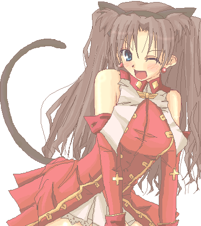 tohsaka rin and kaleido ruby (fate and 1 more) drawn by rikudou_inuhiko