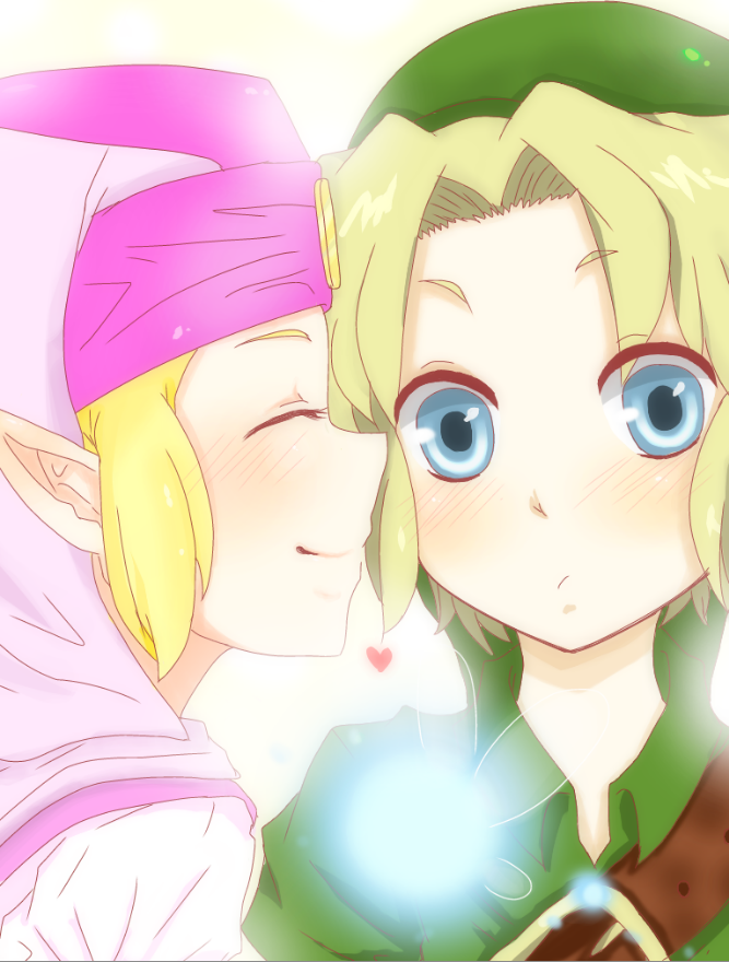 link, princess zelda, young link, navi, and young zelda (the legend of zelda and 1 more) drawn by kime_no_kumo