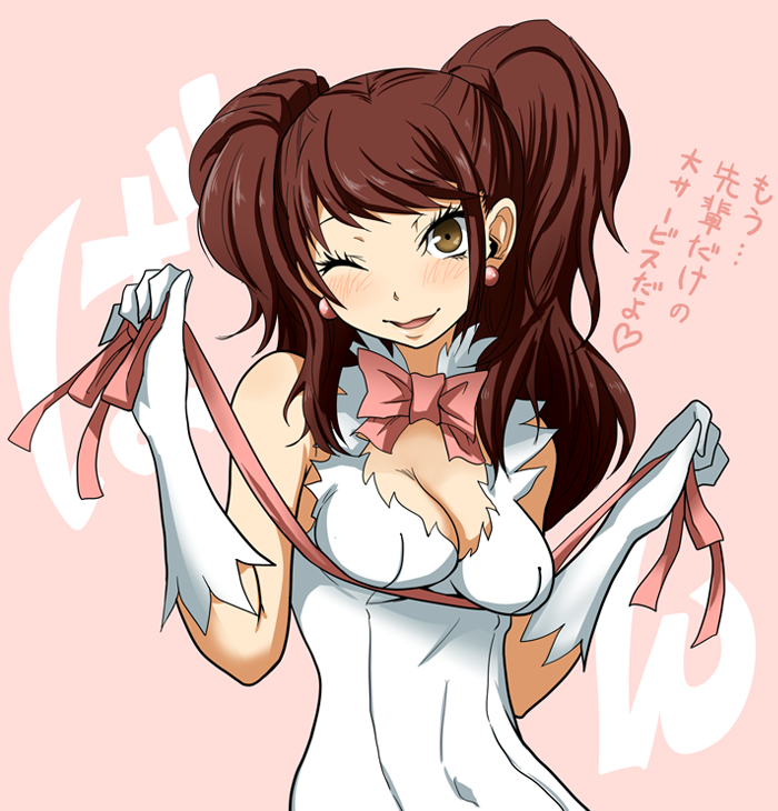 hestia and kujikawa rise (persona and 2 more) drawn by kurosususu