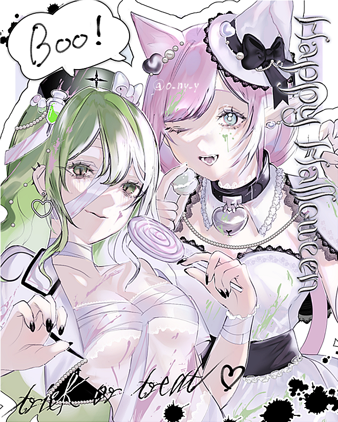 elysia and mobius (honkai and 1 more) drawn by o_ny_y