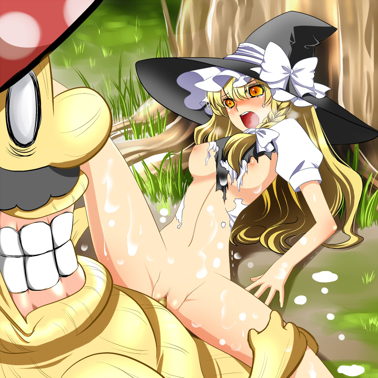 kirisame marisa (touhou) drawn by hanamo_daiou