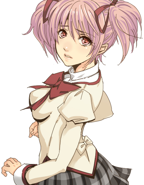 kaname madoka (mahou shoujo madoka magica) drawn by xox_xox_xox