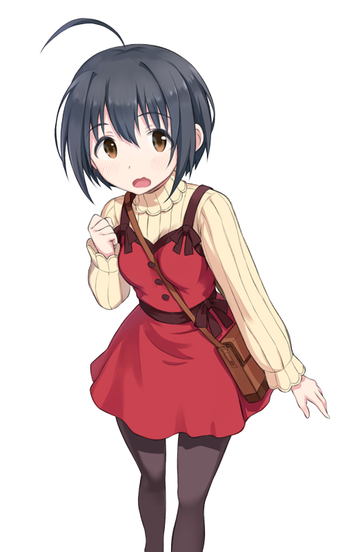 kohinata miho (idolmaster and 1 more) drawn by mofu_(mof_swimradio)
