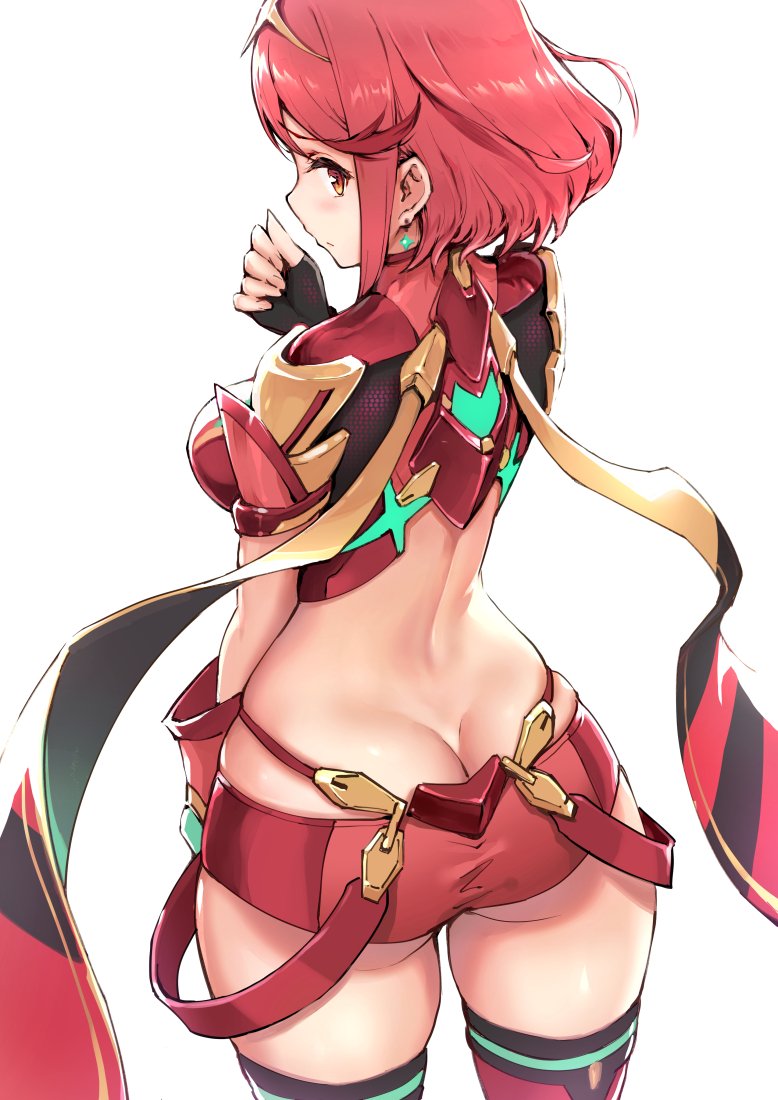 pyra (xenoblade chronicles and 1 more) drawn by haoni