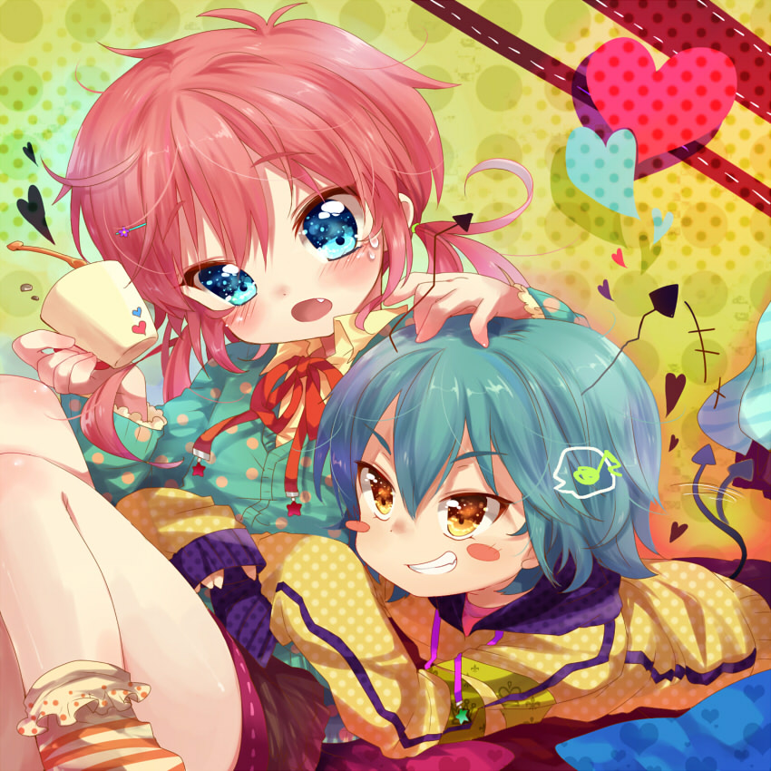 kirino ranmaru and kariya masaki (inazuma eleven and 1 more) drawn by touyama_soboro