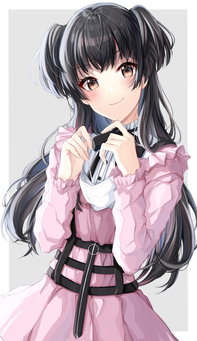 mayuzumi fuyuko (idolmaster and 1 more) drawn by satoimo_chika