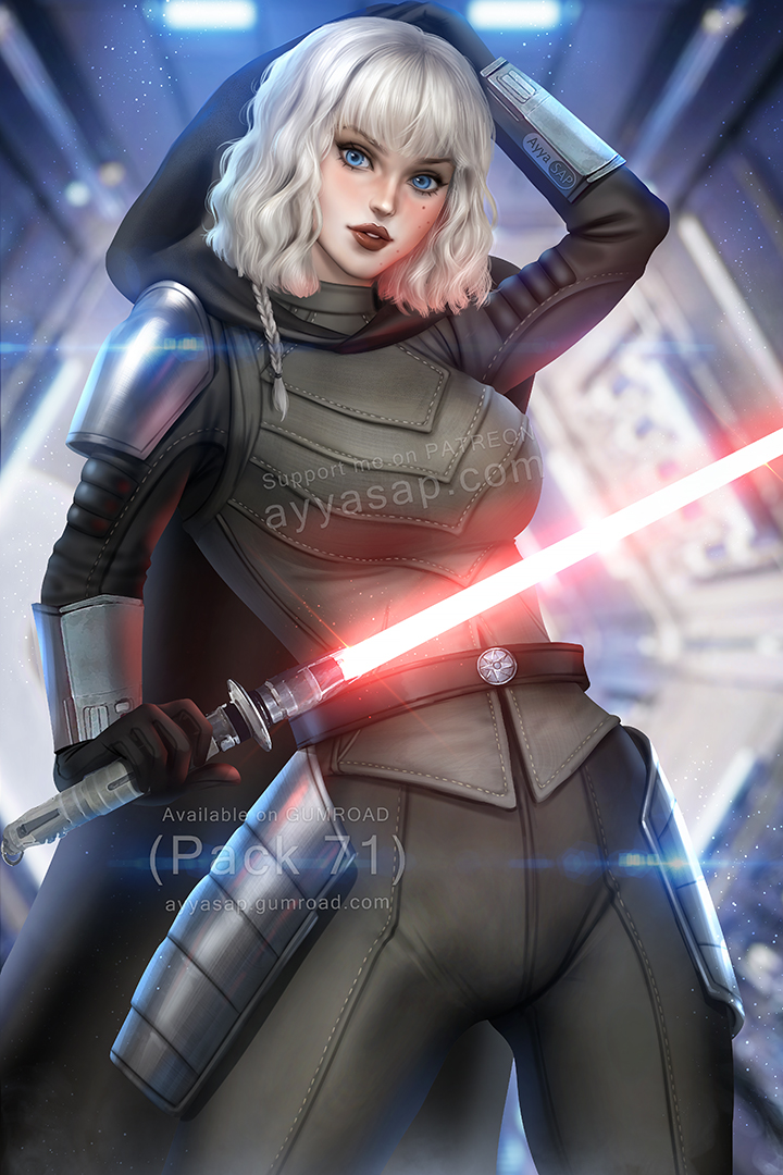shin hati (star wars and 1 more) drawn by ayya_sap
