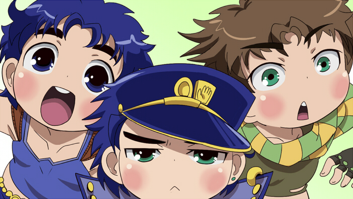 joseph joestar, kujo jotaro, and jonathan joestar (jojo no kimyou na bouken and 1 more) drawn by invaderdarling