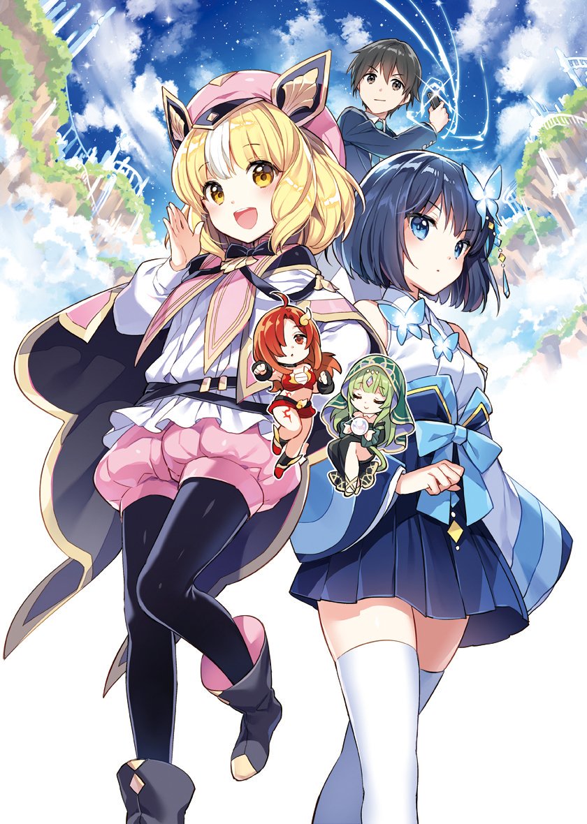 shizuna, peti, mone, and firia (kingdom fantasia) drawn by nardack