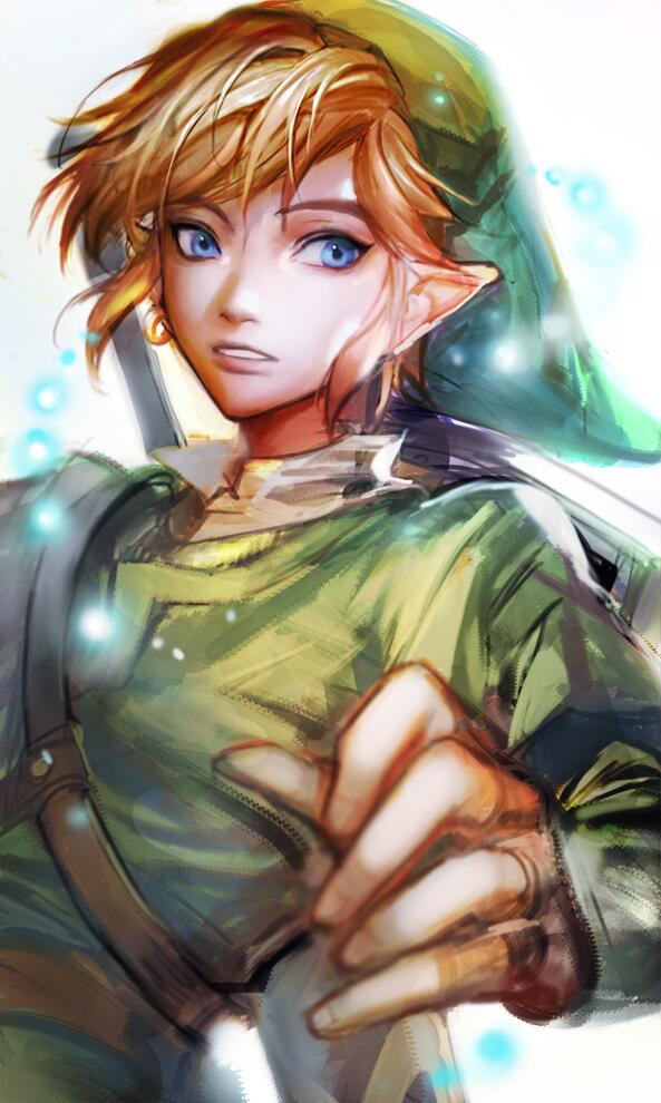 link (the legend of zelda and 1 more) drawn by charcoalo