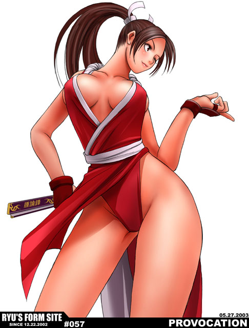 shiranui mai (the king of fighters and 1 more) drawn by ryu_(ryu's_form_site)
