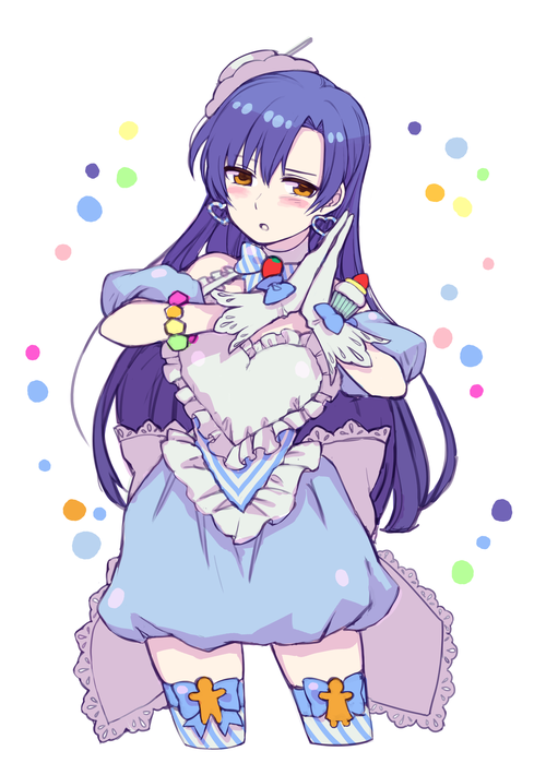 kisaragi chihaya (idolmaster and 1 more) drawn by 72producer