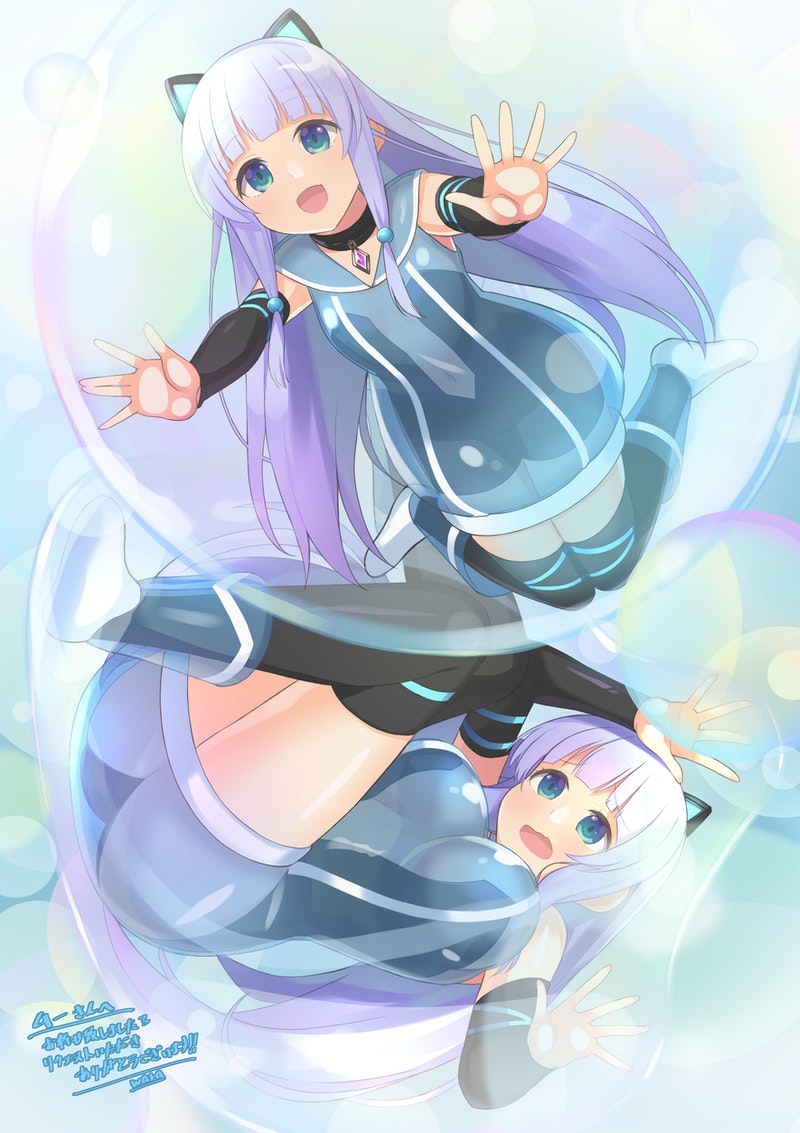 mitsuki awano (indie virtual youtuber) drawn by wara_(warapro)