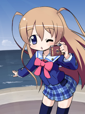 odori momoha (gakuen utopia manabi straight!) drawn by izuno_kenta