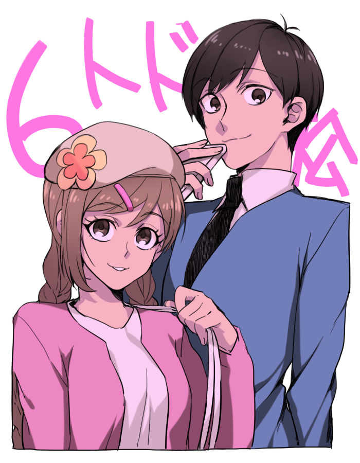 matsuno todomatsu and todoko (osomatsu and 2 more) drawn by byakuya0315