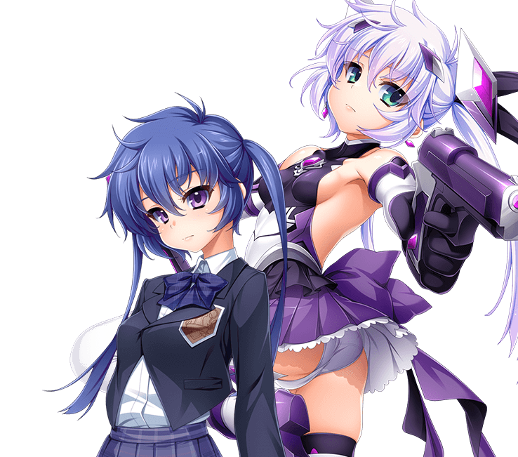 sugahara touka and exs-tia luna (kouyoku senki exs-tia concert) drawn by kamitsurugi_ouka