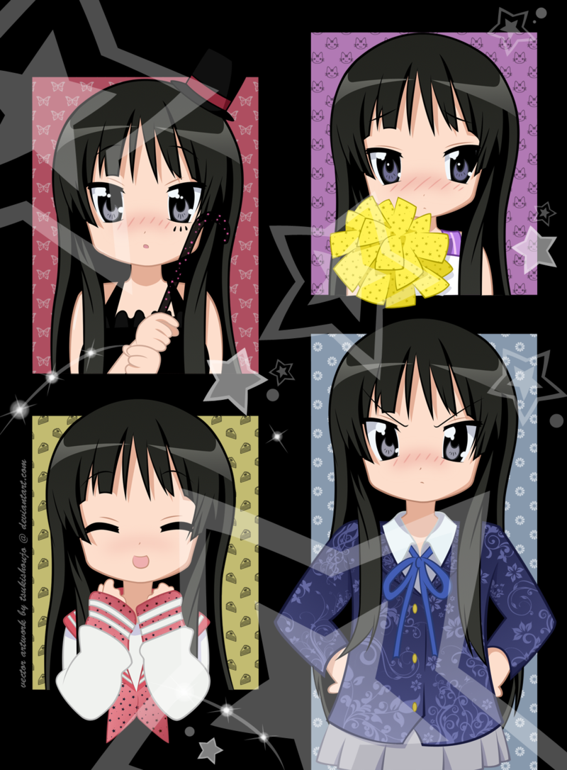akiyama mio (k-on! and 1 more) drawn by tsukishoujo