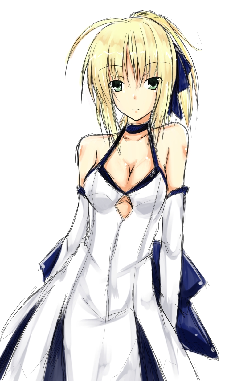artoria pendragon and saber (fate and 1 more) drawn by moenomoe
