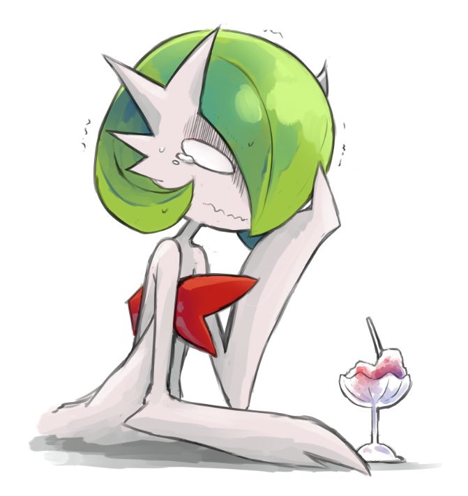 gardevoir and mega gardevoir (pokemon) drawn by dmt_(auburn)