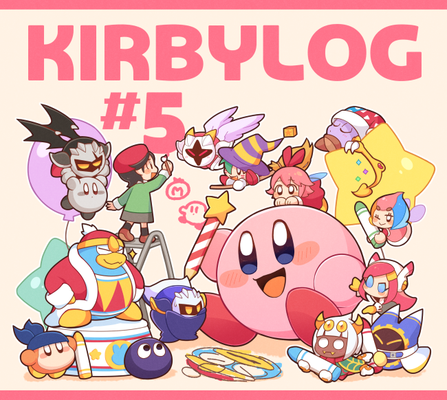 kirby, meta knight, king dedede, magolor, bandana waddle dee, and 11 more (kirby) drawn by midooka_(o_k_k)