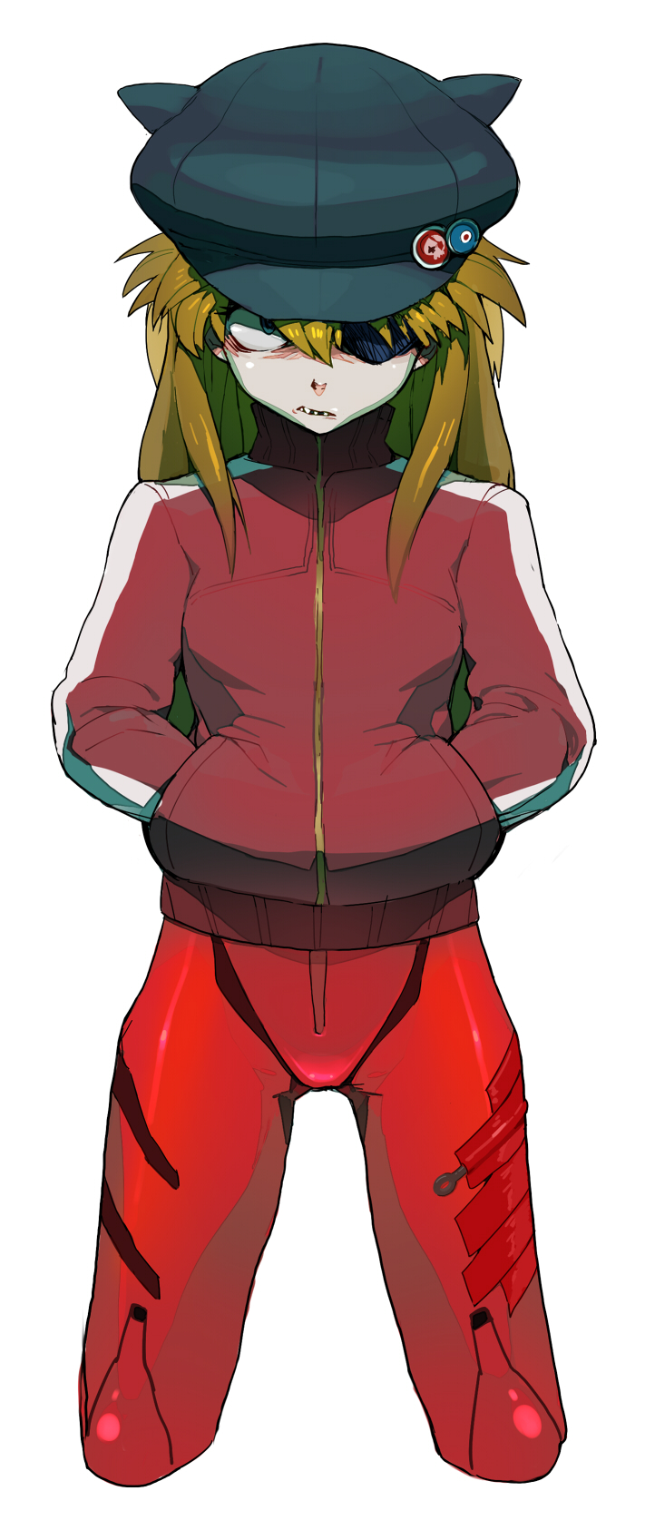 souryuu asuka langley (neon genesis evangelion and 2 more) drawn by moudoku_(decopon3rd)