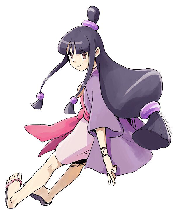 maya fey (ace attorney) drawn by taba_(tb_gya)