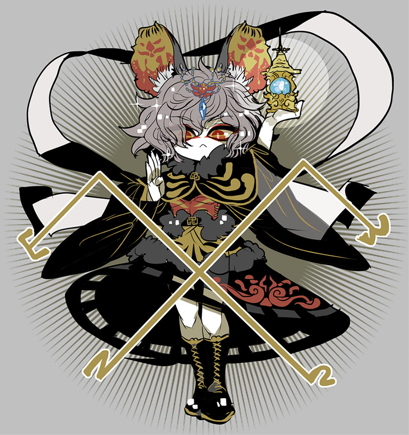 nazrin and toramaru shou (touhou) drawn by yt_(wai-tei)