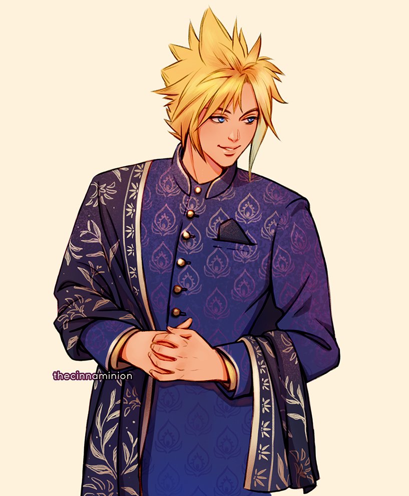 cloud strife (final fantasy and 2 more) drawn by thar_chandran