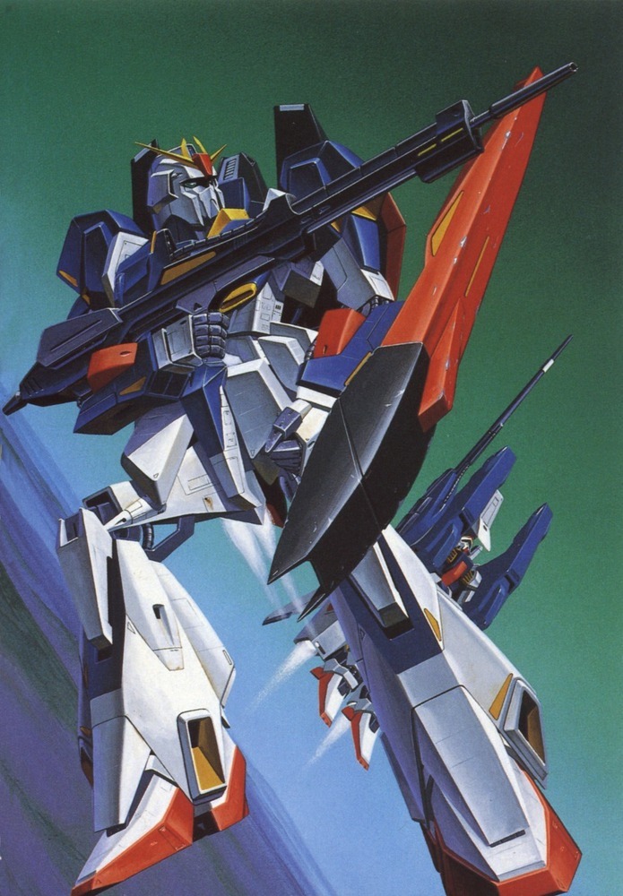 zeta gundam, gundam mk ii, and super gundam (gundam and 1 more)