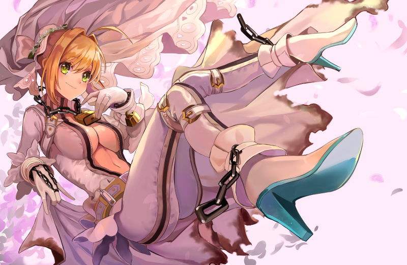 nero claudius (fate and 2 more) drawn by minami_ikkei