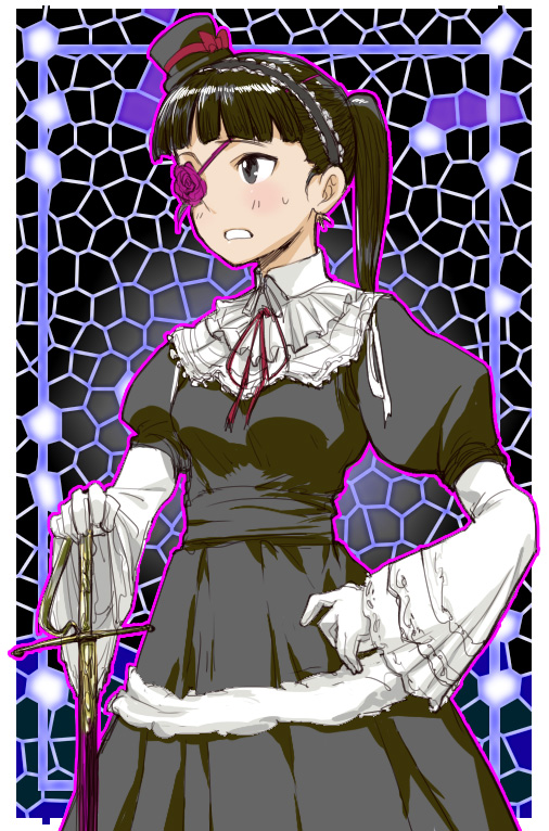 sakamoto mio (world witches series and 1 more) drawn by aoba_(smartbeat)
