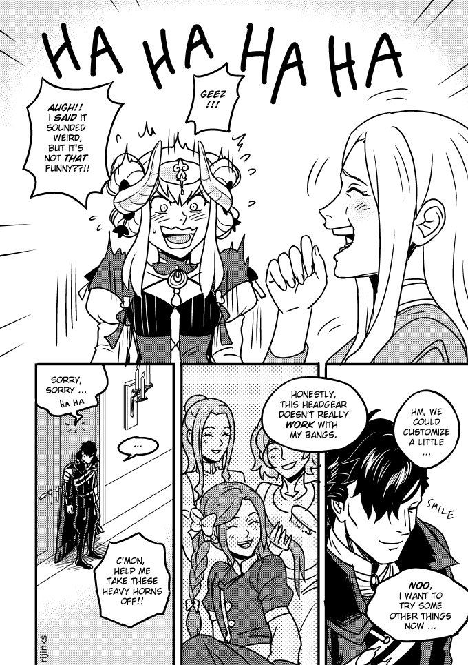 edelgard von hresvelg, lysithea von ordelia, and hubert von vestra (fire emblem and 1 more) drawn by rijinks