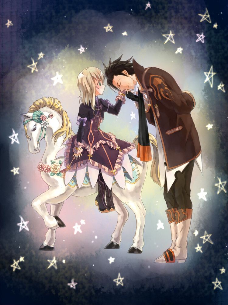 alvin and elize lutus (tales of and 1 more) drawn by tenguu_rio