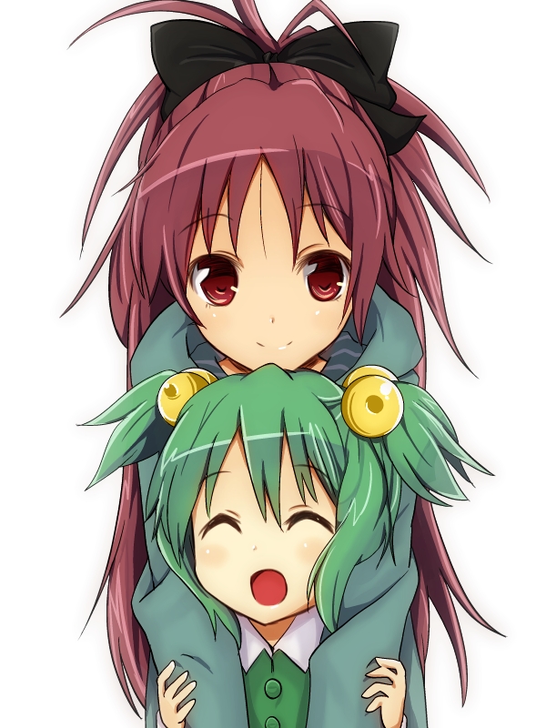 sakura kyoko and chitose yuma (mahou shoujo madoka magica and 1 more) drawn by amano_kouki