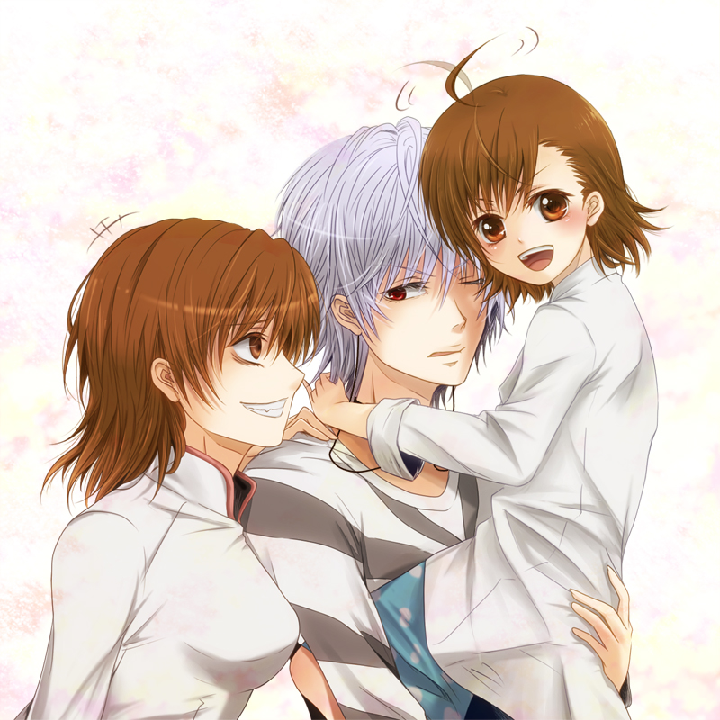 accelerator, last order, and misaka worst (toaru majutsu no index and 1 more) drawn by wolf025