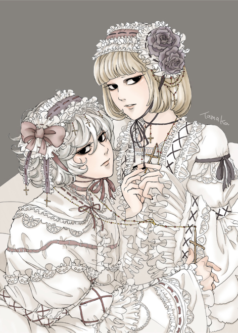 near and mello (death note) drawn by tamako_(a3sk_encoma)