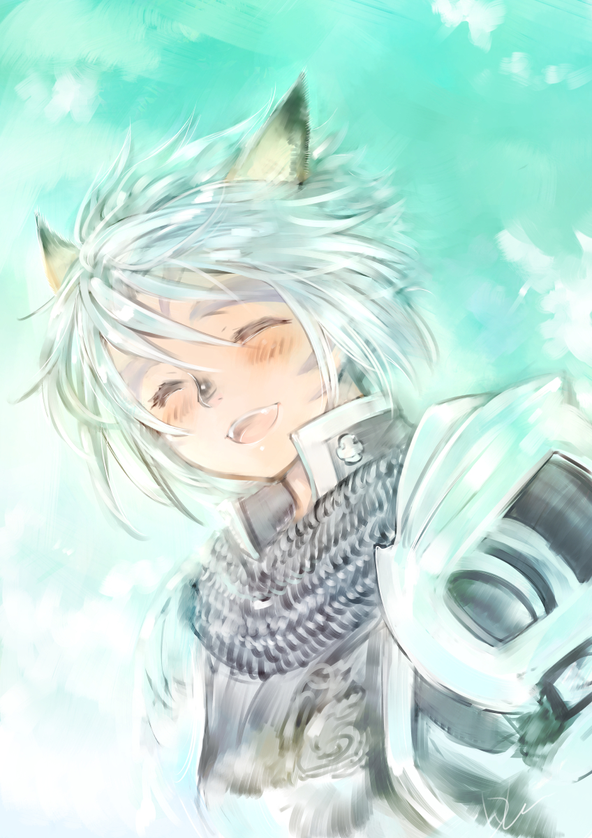 adventurer and paladin (final fantasy and 1 more) drawn by doraeshi