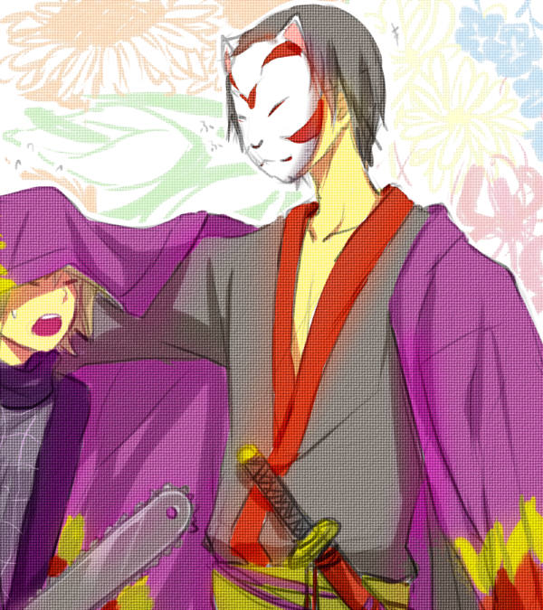 urotsuki and yukata (yume 2kki) drawn by kuroha_ai