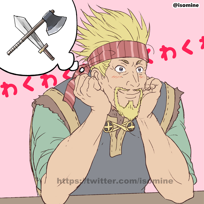 thorkell (vinland saga) drawn by isomine
